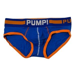 PUMP! Cotton Briefs Blue/Orange NWT